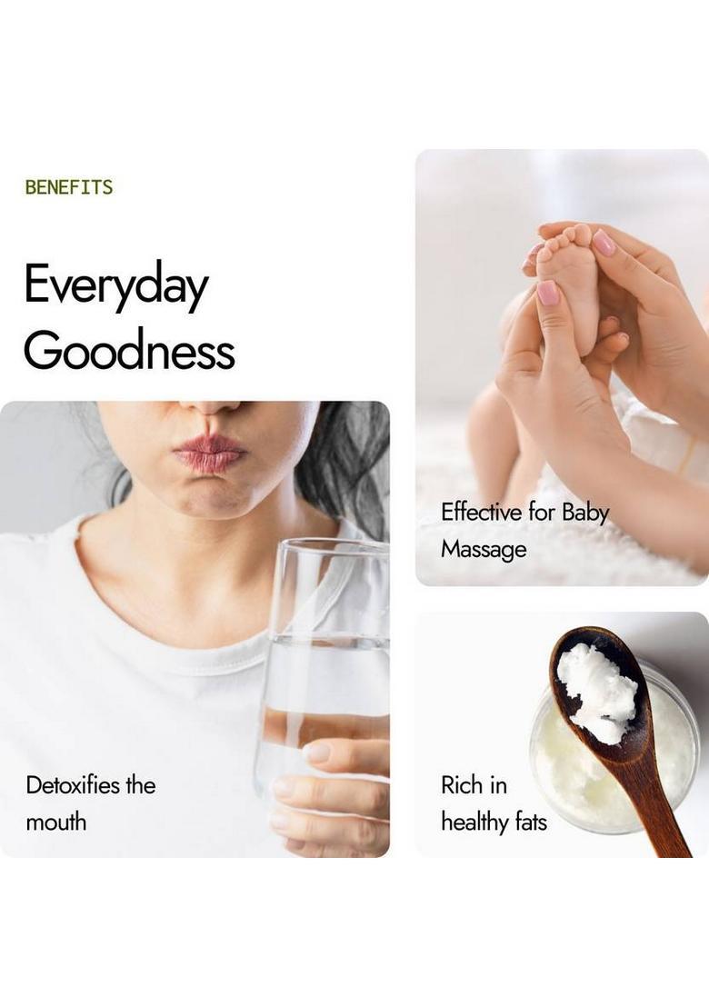 Kapiva Virgin Coconut Oil | Cold-Pressed For Maximum Nutrition