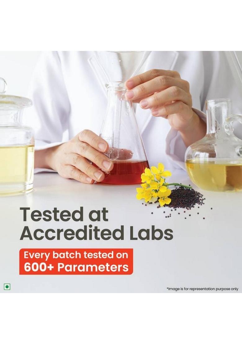 Organic India Kacchi Ghani Mustard Oil Plastic Bottle (1 L)