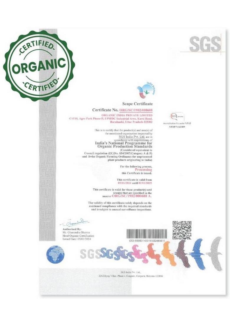 Organic India Kacchi Ghani Mustard Oil Plastic Bottle (1 L)