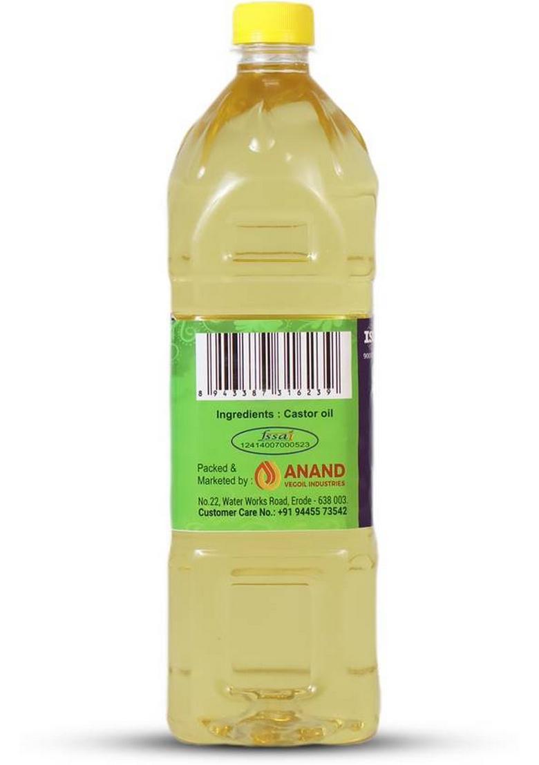 Selvi Cold Pressed Castor Oil Plastic Bottle (1 L)