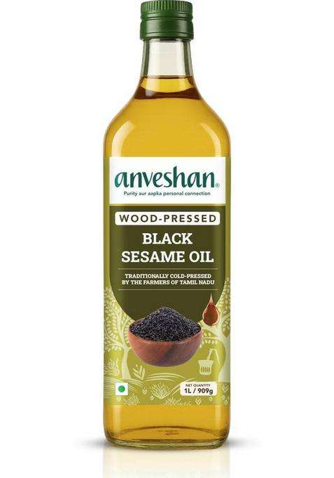 Anveshan Wood Cold Pressed Kacchi Ghani Gingelly Oil Sesame Pet Bottle (1000 Ml)
