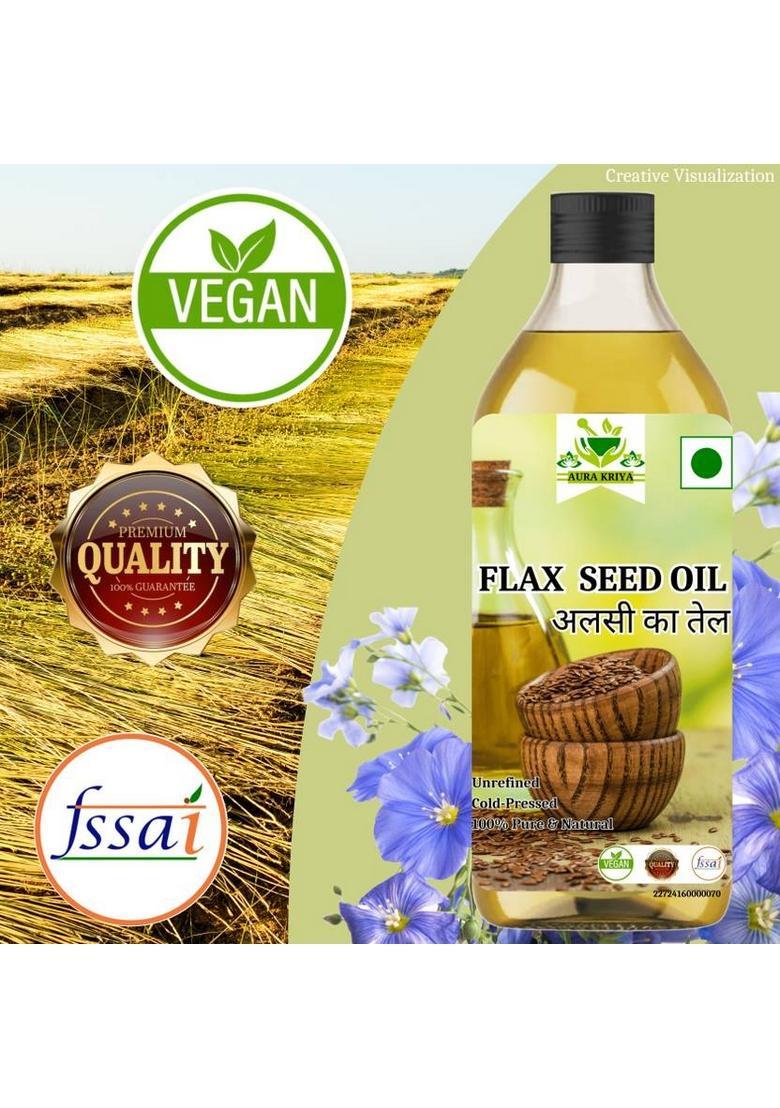 Aura Kriya Cold Pressed Flaxseed Oil