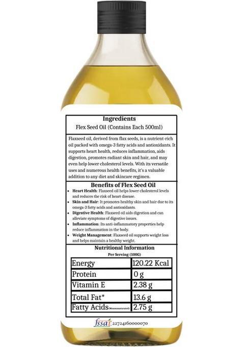 Aura Kriya Cold Pressed Flaxseed Oil