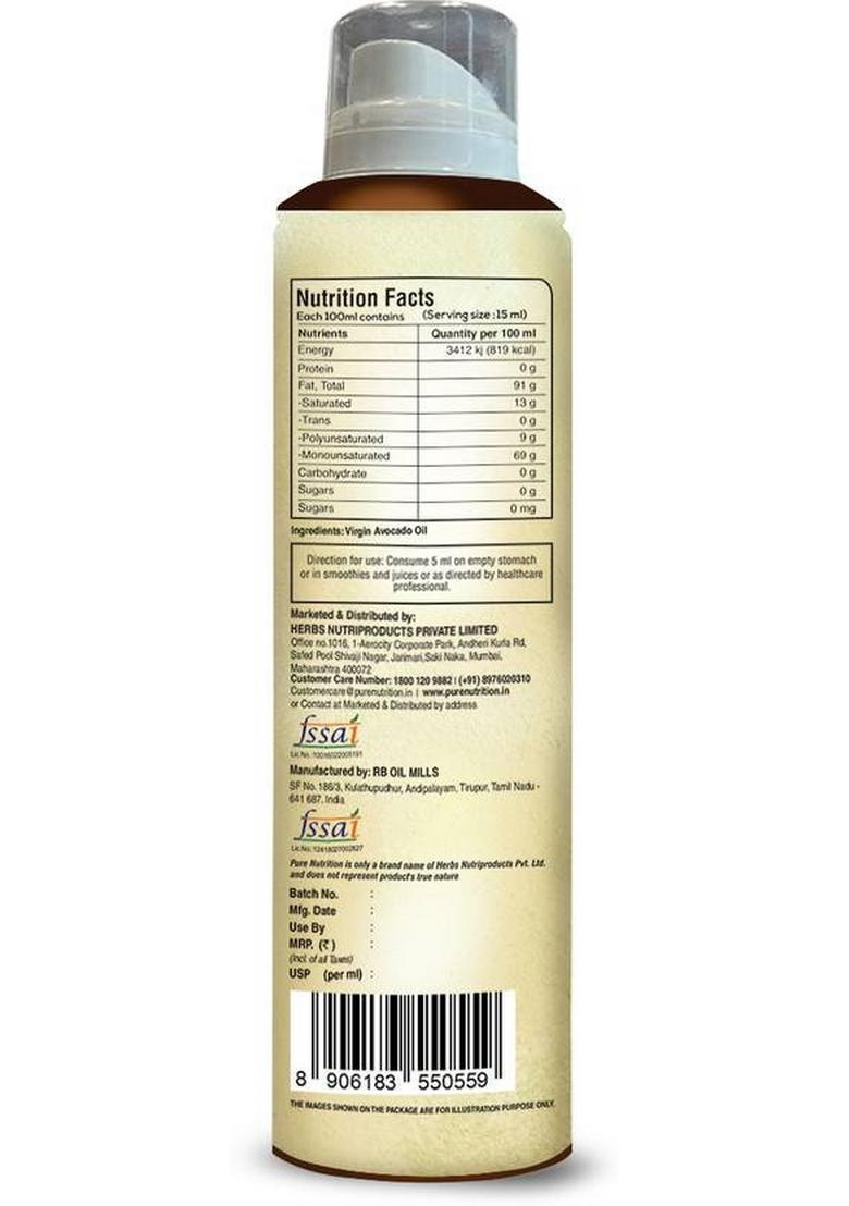 Pure Nutrition 100% Organic, Cold Pressed