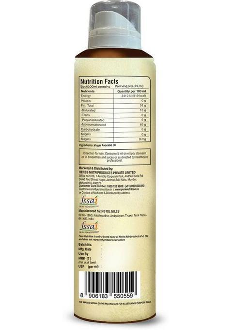 Pure Nutrition 100% Organic, Cold Pressed