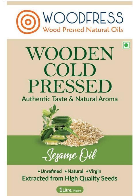 Woodfress Wooden Cold Pressed Sesame Oil 1L