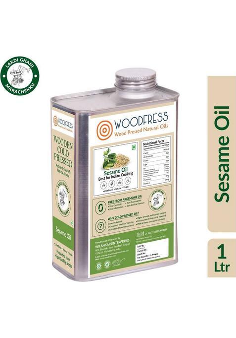 Woodfress Wooden Cold Pressed Sesame Oil 1L