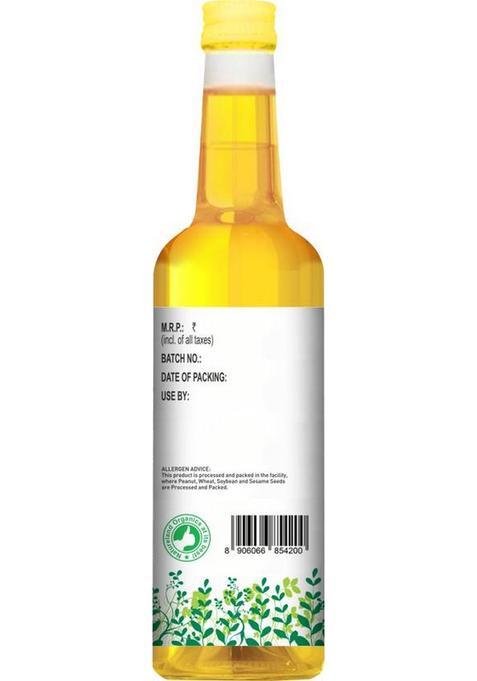 Natureland Organics Cold Pressed Groundnut Oil Pet Bottle (1 L)