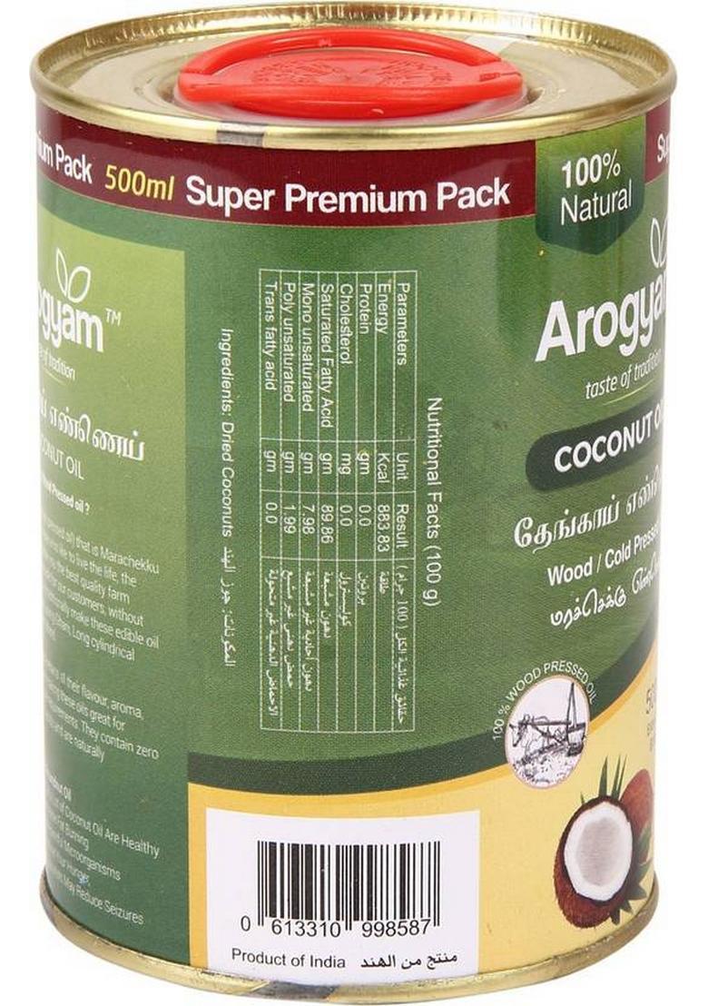 Arogyam Wood Pressed / Cold Edible Coconut Oil