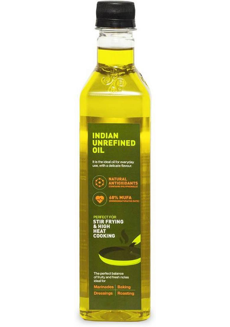 Zama Extra Virgin Olive Oil 500Ml Food Grade Pet Bottle|Premium Cold Pressed Bottle (500 Ml)