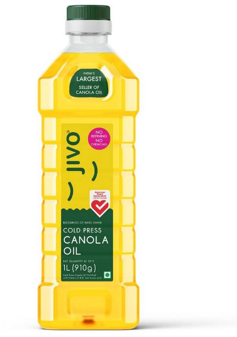 Jivo Cold Press Canola Oil Plastic Bottle (1 L)