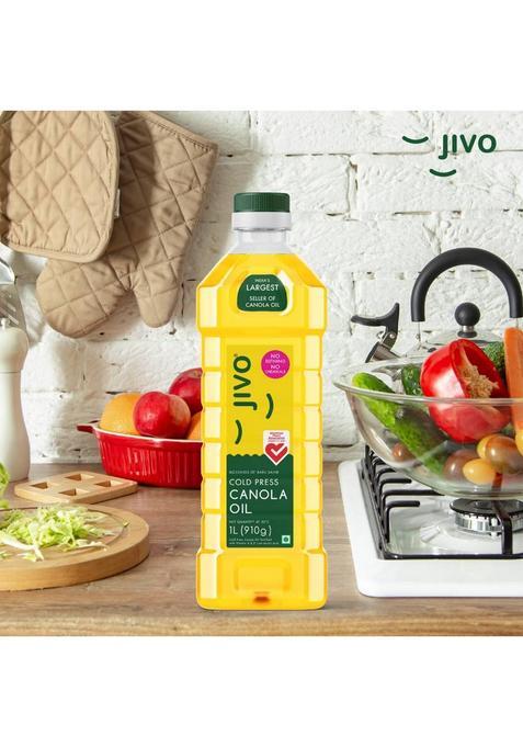 Jivo Cold Press Canola Oil Plastic Bottle (1 L)