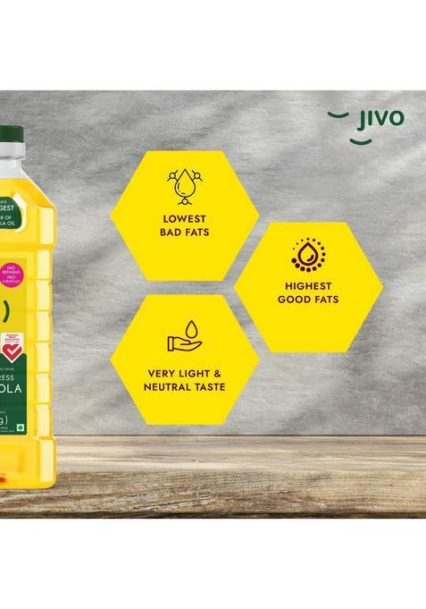 Jivo Cold Press Canola Oil Plastic Bottle (1 L)