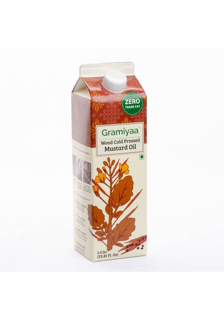Gramiyaa Wood Cold Pressed Mustard Oil