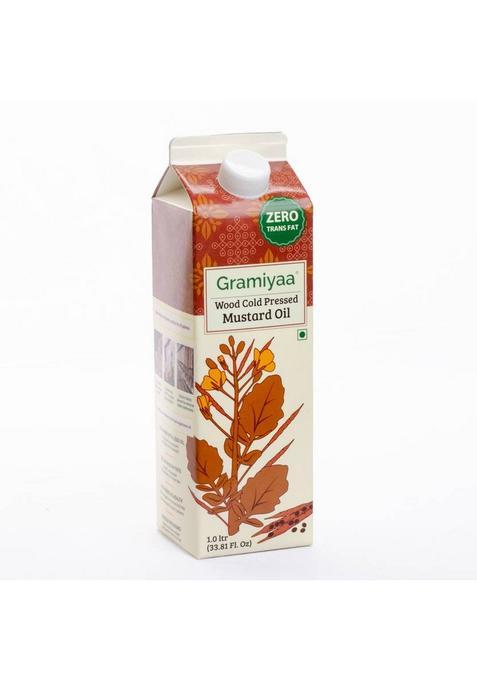 Gramiyaa Wood Cold Pressed Mustard Oil