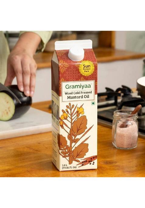 Gramiyaa Wood Cold Pressed Mustard Oil