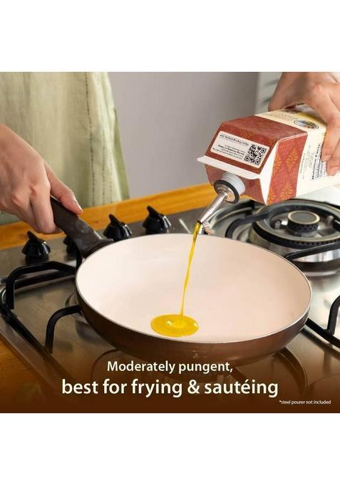 Gramiyaa Wood Cold Pressed Mustard Oil