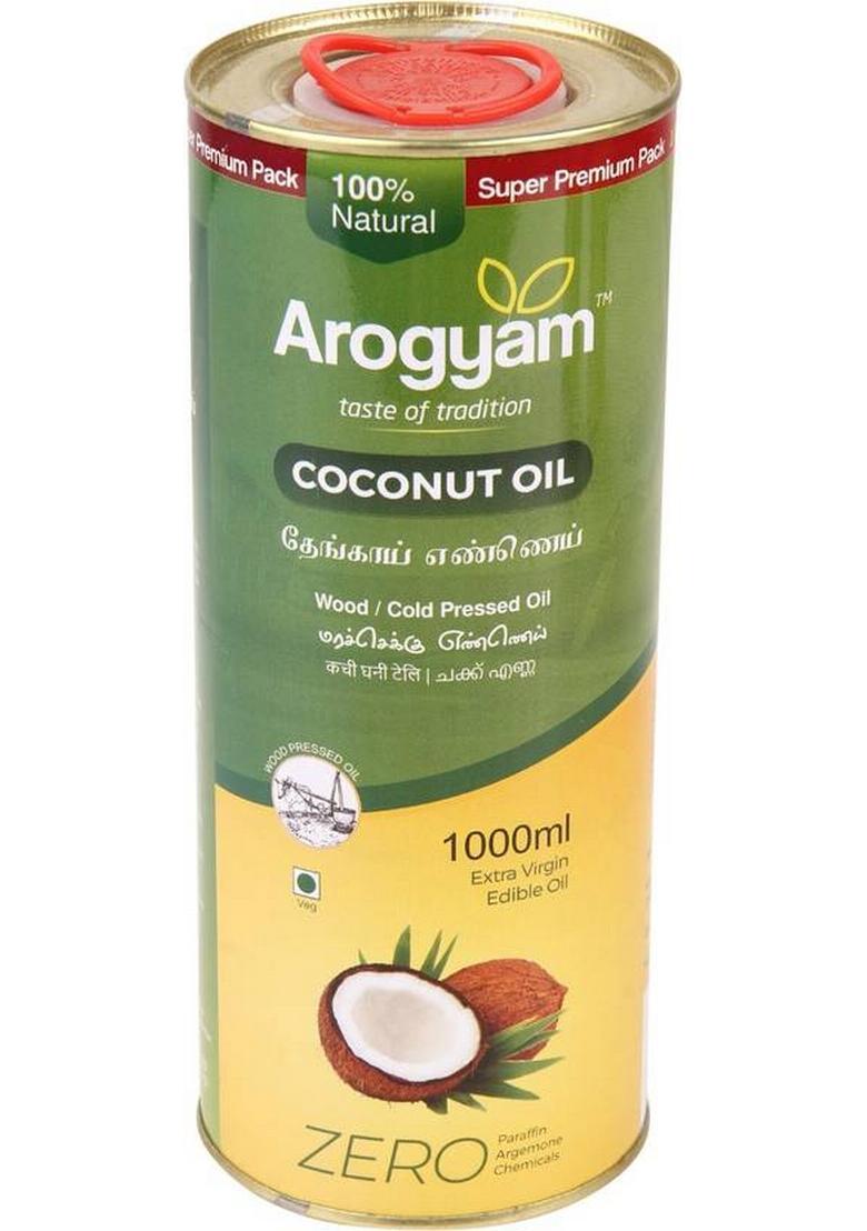 Arogyam Wood Pressed Edible Coconut Oil