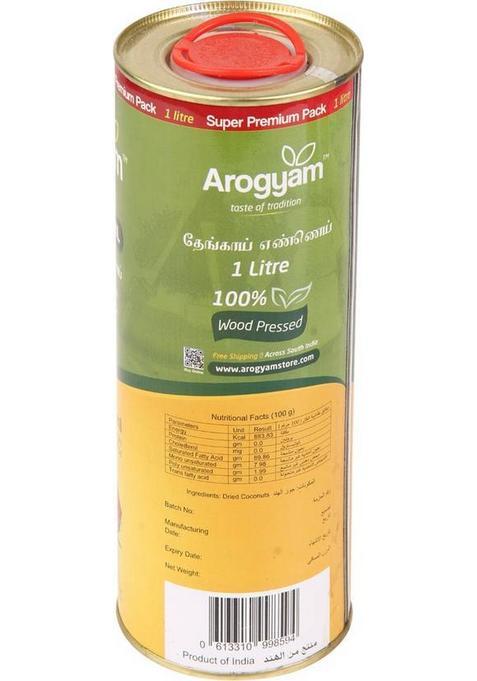 Arogyam Wood Pressed Edible Coconut Oil
