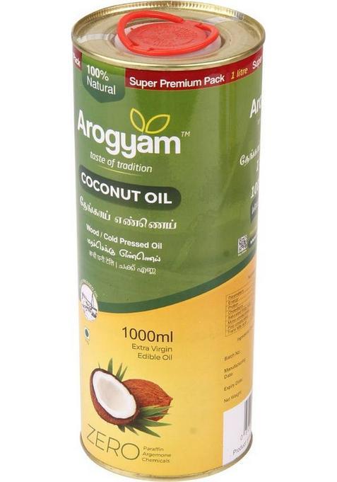 Arogyam Wood Pressed Edible Coconut Oil