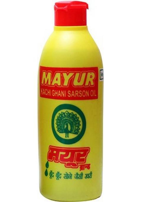 Ganesh Oil Mills Mayr Kachi Ghani Sarson 200Ml Mustard Plastic Bottle (200 Ml)