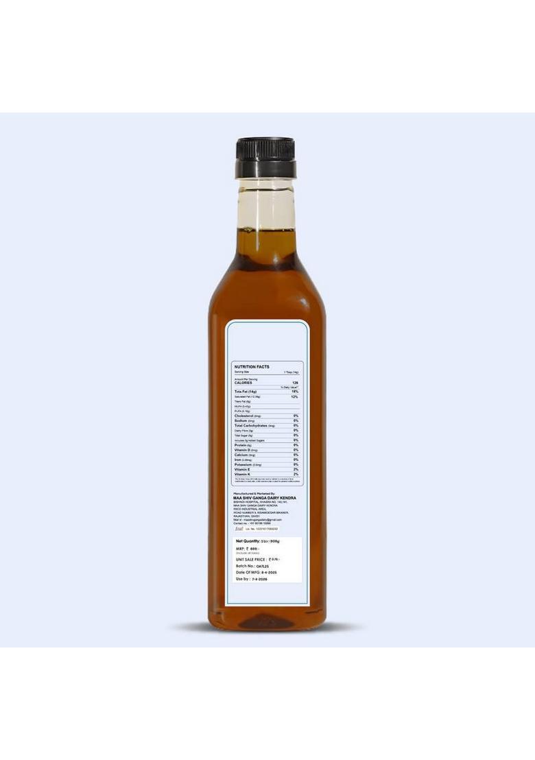 Go Fresho Cold Pressed Mustard Oil | 100% Pure, Organic & Natural Pet Bottle (1 L)