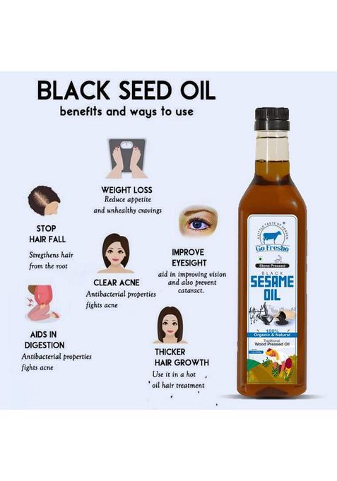 Go Fresho Cold Pressed Mustard Oil | 100% Pure, Organic & Natural Pet Bottle (1 L)