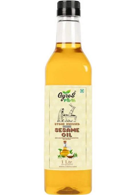 Gyros Cold Pressed White Sesame Oil | Stone Pure & Unrefined Til