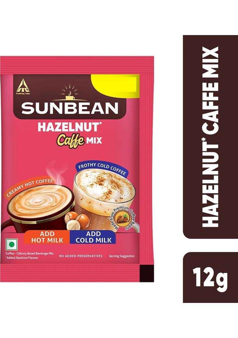 Itc Sunbean Hazelnut Caffe Mix_S Instant Coffee (12 G, Hazelnut Flavoured)
