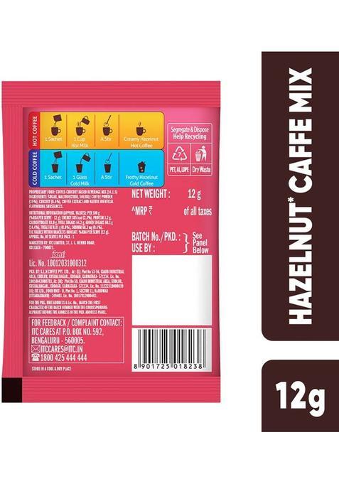 Itc Sunbean Hazelnut Caffe Mix_S Instant Coffee (12 G, Hazelnut Flavoured)
