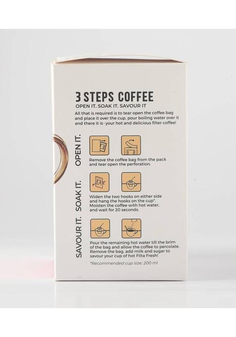 Cafe Coffee Day Filta Fresh Classic Chicory Blended Coffee | Pack Of 2 | 10 Sachets In Each | Filter Coffee (2 X 100 G, Chicory Flavoured)