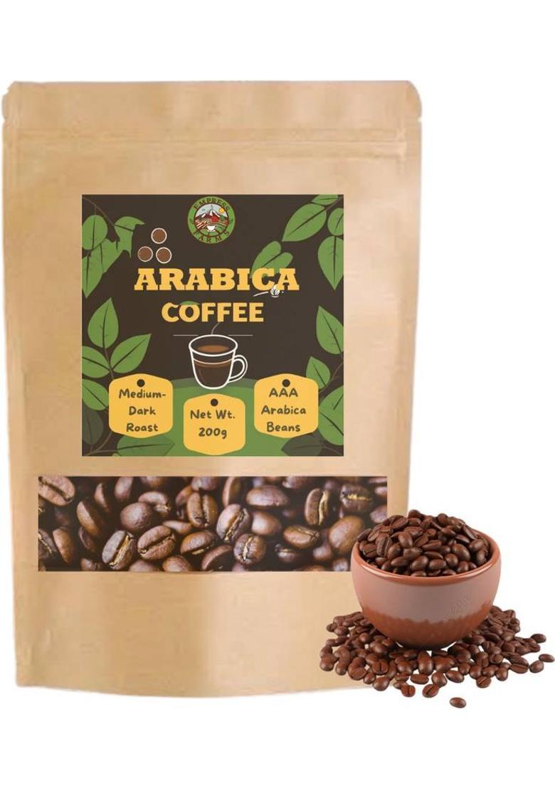 Empress Farms Whole Roasted Coffee Beans 100% Arabica I Medium-Dark Roast Premium 'Aaa' Grade Coffee Beans (200 G)