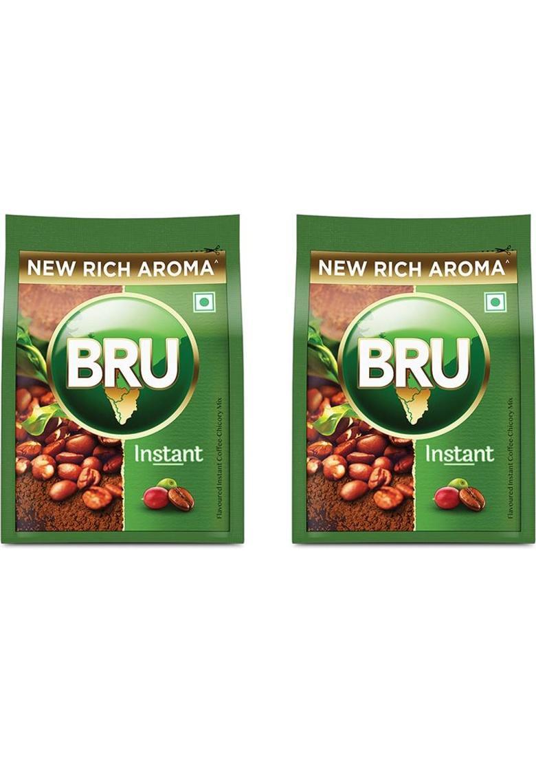 Bru Instant Coffee 100 G Instant Coffee (2 X 50 G, Caramel Flavoured)