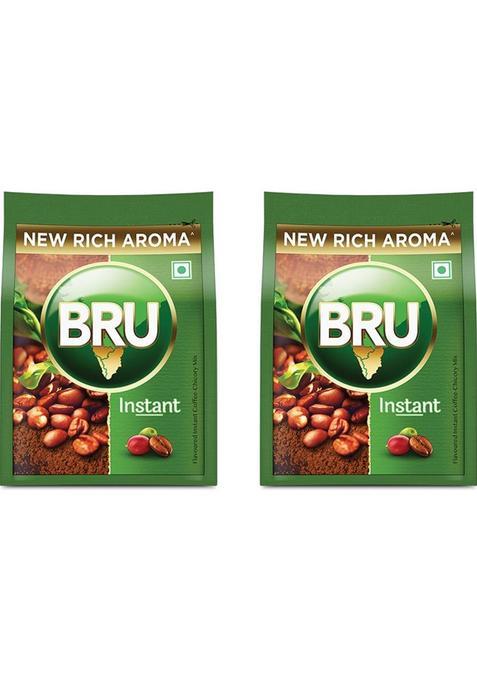 Bru Instant Coffee 100 G Instant Coffee (2 X 50 G, Caramel Flavoured)