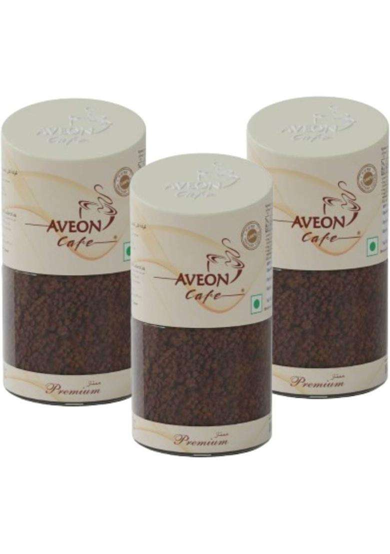 Aveon Cafe Premium | 100% Agglomerated Instant Coffee&nbsp;&nbsp;(3 X 50 G) - Indya