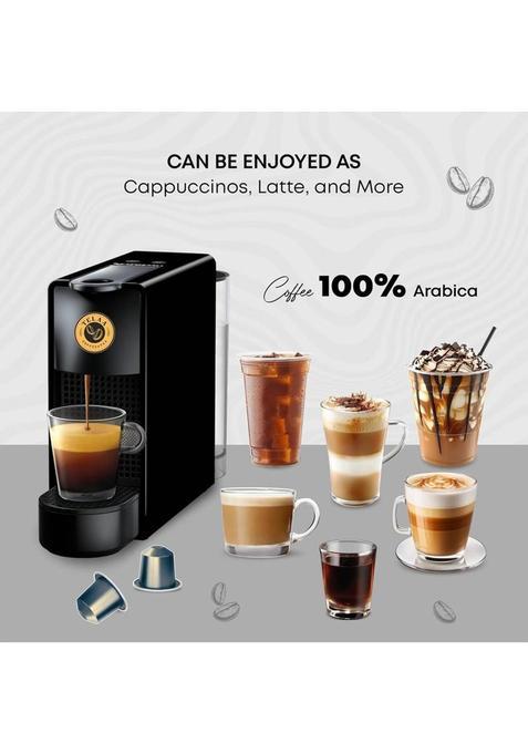 Telaa Coffee & Tea Aluminium Coffee Capsules| |100% Arabica | Dark Blaze,Intensity-9| Roast & Ground Coffee (55 G, Chocolate Flavoured)