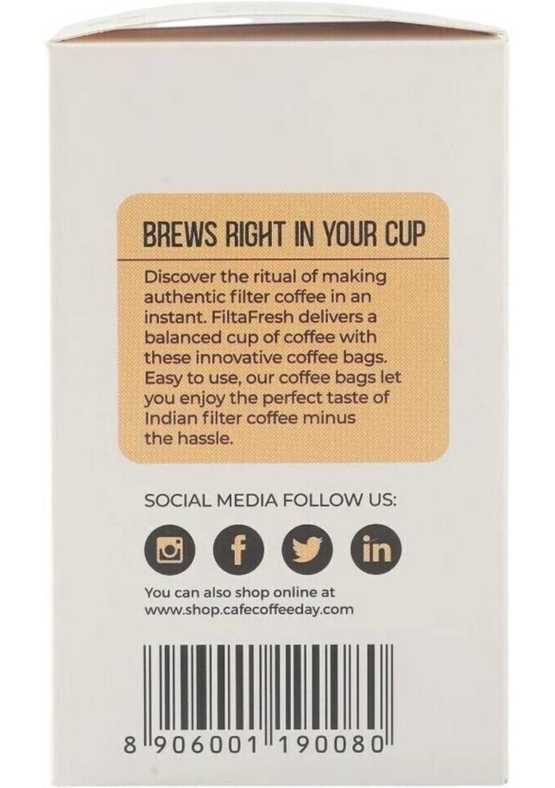 Café Coffee Day Filta Fresh Dark Forest Coffee Bags (2X10 Bags)