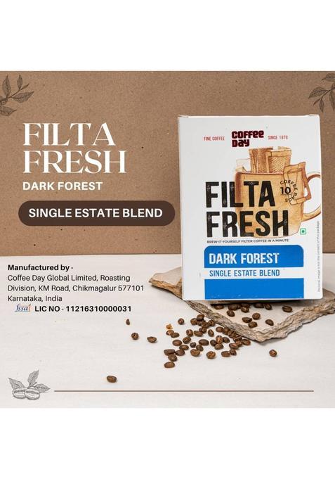 Café Coffee Day Filta Fresh Dark Forest Coffee Bags (2X10 Bags)