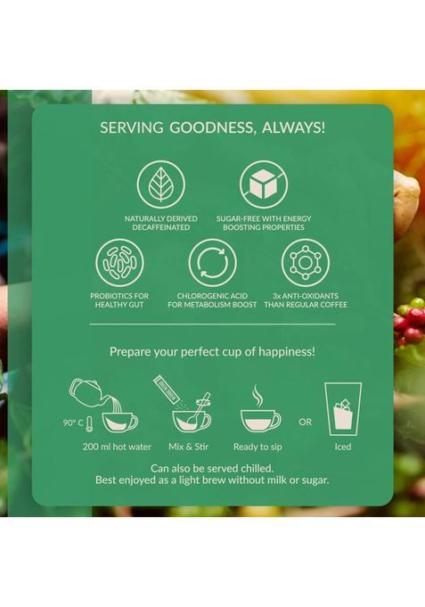 Greenbrrew Natural Green + Chocolate Green | 100% Unroasted Coffee | 20 Sachets Each Instant Coffee (2 X 60 G)