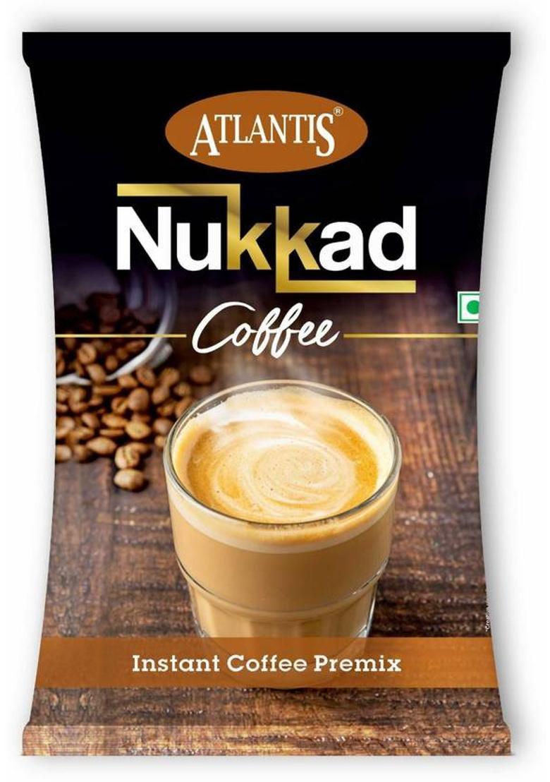 Atlantis 3 In 1 Nukkad Coffee Premix Milk Sugar Powder For Vending Machine Instant Coffee (1 Kg, Assorted Flavoured)