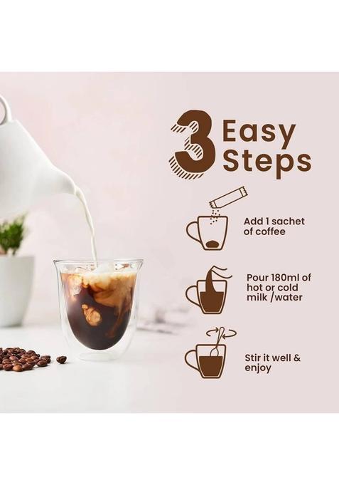 Bevzilla 48 Assorted Coffee Powder Sachet With Frother |Café Coffee Kit Instant Coffee (2 X 48 G, Vanilla, Unflavoured, Butterscotch, Hazelnut Flavoured)