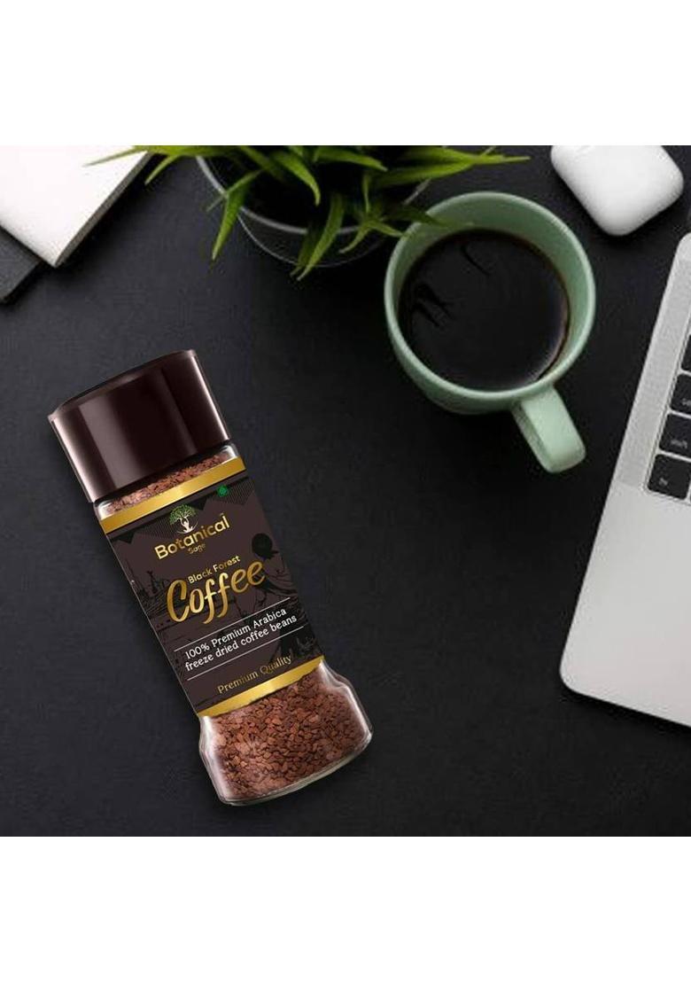 Botanical Sage Black Forest Instant Coffee | 100% Arabica Freeze Dried | Flavored Coffee | Instant Coffee (100 G)