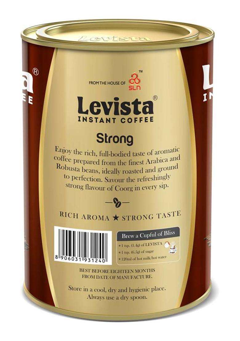 Levista Strong Chocory Mix 60:40 Instant Coffee&nbsp;&nbsp;(100 G, Chicory Flavoured) - Indya
