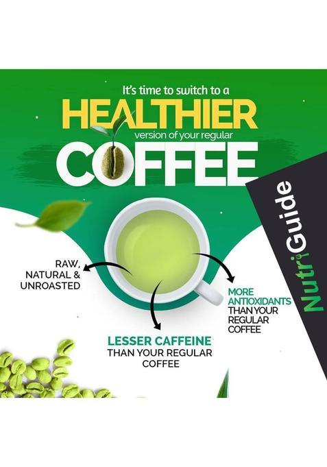 Nutri Guide Organic Green Coffee Beans For Weight Loss Coffee Beans (200 G, Green Coffee Flavoured)