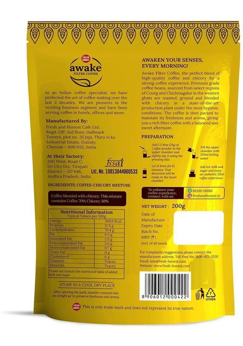 Fresh And Honest Awake Filter Coffee Powder Filter Coffee (200 G)