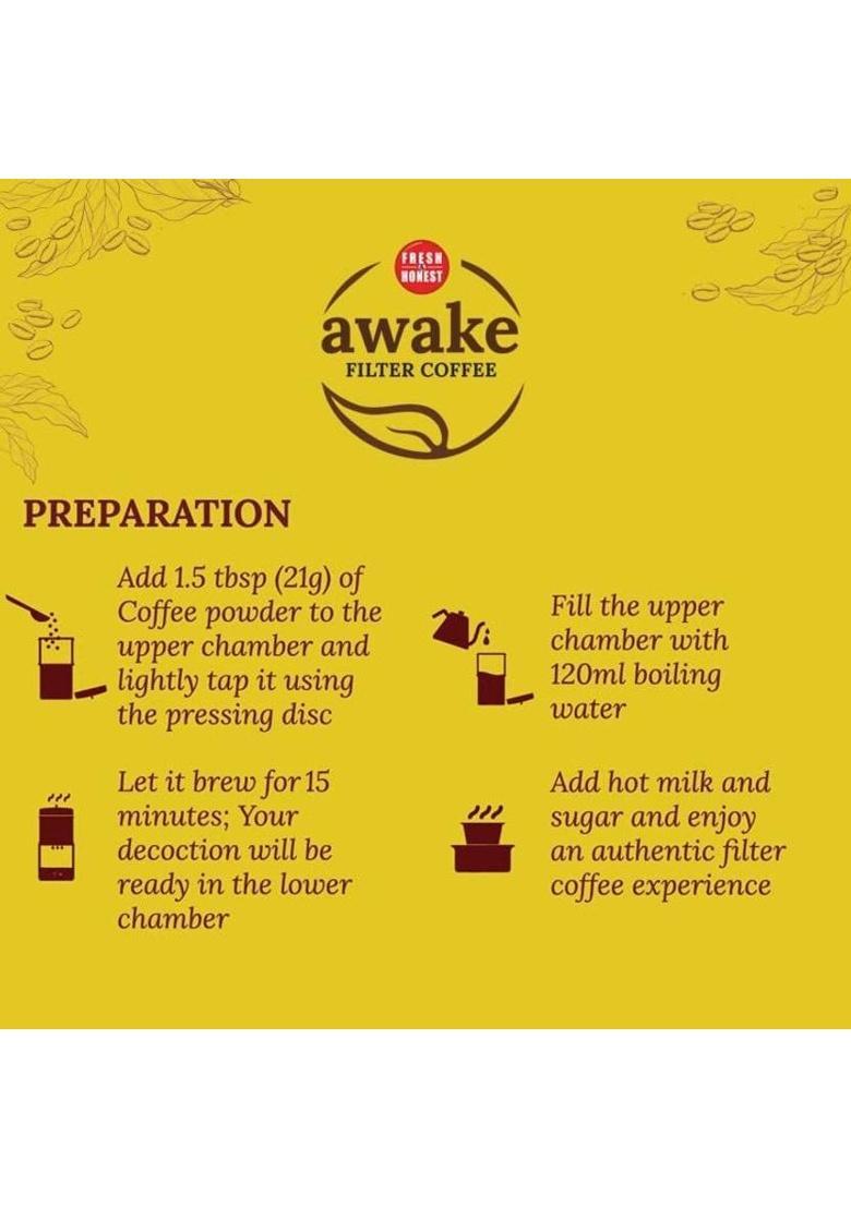 Fresh And Honest Awake Filter Coffee Powder Filter Coffee (200 G)