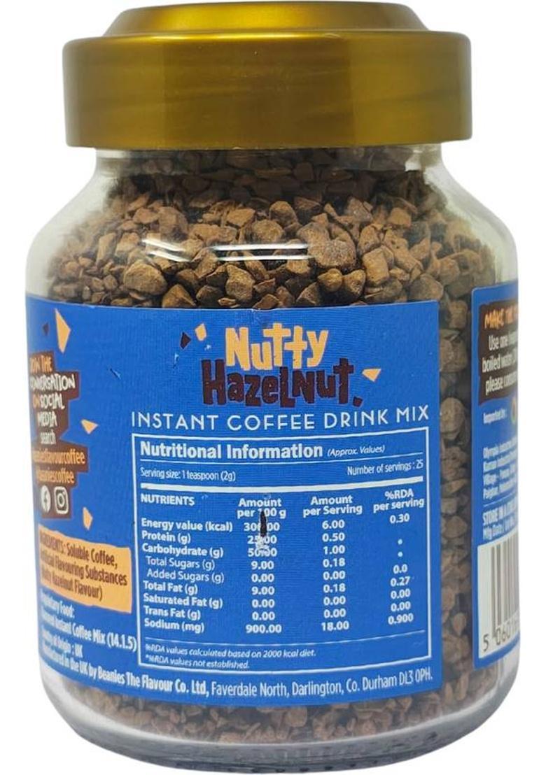 Beanies Nutty Hazelnut Flavour Instant Coffee, 50G Instant Coffee (50 G, Hazelnut Flavoured)
