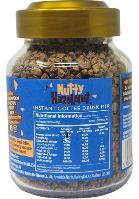 Beanies Nutty Hazelnut Flavour Instant Coffee, 50G Instant Coffee (50 G, Hazelnut Flavoured)