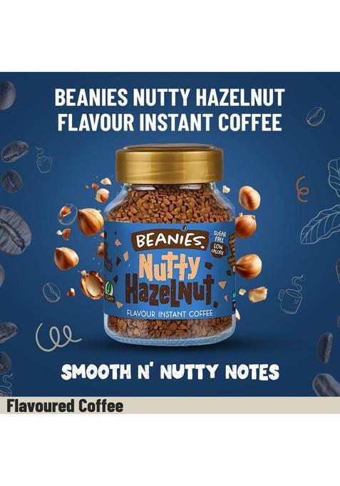 Beanies Nutty Hazelnut Flavour Instant Coffee, 50G Instant Coffee (50 G, Hazelnut Flavoured)