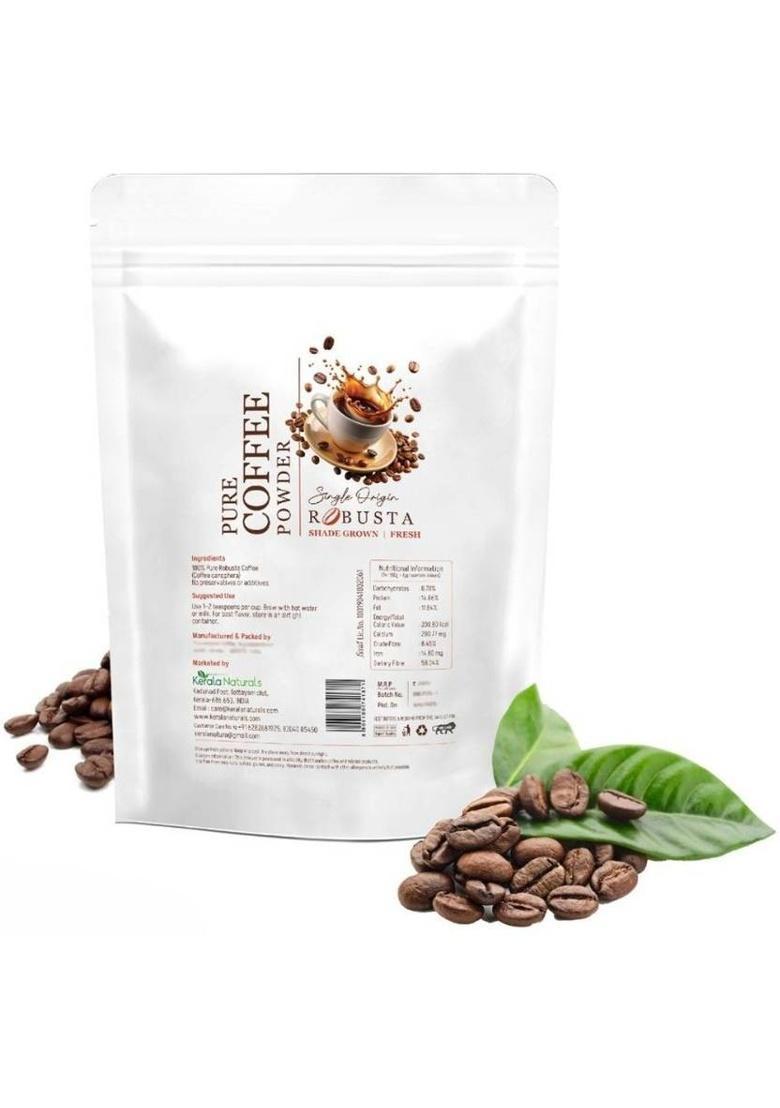 Kerala Naturals Pure Coffee(Robusta) Powder – Made From The Finest Robusta Beans 100Gm Roast & Ground Coffee (100 G, Pure Flavoured)